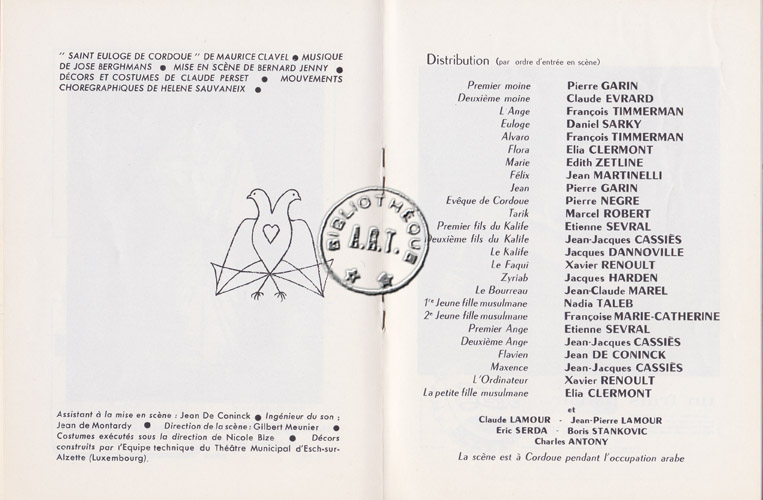 Les programmes de Théatre de l\